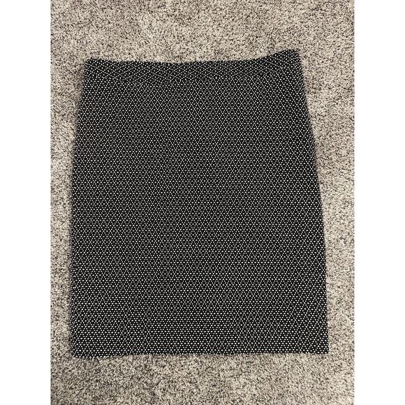 Van Heusen Studio Stretch Women’s Lined Pencil Skirt Black White Size 16 - Picture 1 of 9